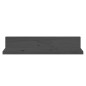 vidaXL Mensole da Parete 2 pz Grigio 50x11x9cm Legno Massello di Pino