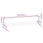 vidaXL Mensole da Parete 2 pz Grigio 50x11x9cm Legno Massello di Pino