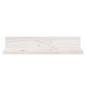 vidaXL Mensole da Parete 2 pz Bianco 50x11x9cm Legno Massello di Pino vidaXL Mensole da Parete 2 pz Bianco 50x11x9cm Legno Massello di Pino