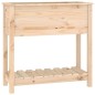 vidaXL Fioriera con Mensola 82,5x34,5x81 cm in Legno Massello di Pino vidaXL Fioriera con Mensola 82,5x34,5x81 cm in Legno Massello di Pino