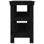 vidaXL Banco da Lavoro Nero 142,5x50x80 cm in Legno Massello di Pino vidaXL Banco da Lavoro Nero 142,5x50x80 cm in Legno Massello di Pino