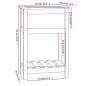 vidaXL Fioriera con Mensola Bianca 54x34,5x81cm Legno Massello di Pino vidaXL Fioriera con Mensola Bianca 54x34,5x81cm Legno Massello di Pino