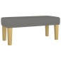 Panca Grigio Scuro 70x30x30 cm in Tessuto