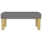 Panca Grigio Scuro 70x30x30 cm in Tessuto