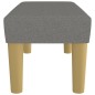 Panca Grigio Scuro 70x30x30 cm in Tessuto