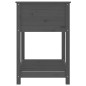 vidaXL Fioriera con Mensola Grigia 82,5x54x81cm in Legno Massello Pino vidaXL Fioriera con Mensola Grigia 82,5x54x81cm in Legno Massello Pino