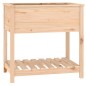 vidaXL Fioriera con Mensola 82,5x54x81 cm in Legno Massello di Pino vidaXL Fioriera con Mensola 82,5x54x81 cm in Legno Massello di Pino