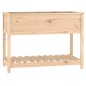 vidaXL Fioriera con Mensola 111,5x54x81 cm in Legno Massello di Pino vidaXL Fioriera con Mensola 111,5x54x81 cm in Legno Massello di Pino