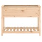 vidaXL Fioriera con Mensola 111,5x54x81 cm in Legno Massello di Pino vidaXL Fioriera con Mensola 111,5x54x81 cm in Legno Massello di Pino