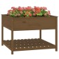vidaXL Fioriera con Mensola Miele 111,5x111,5x81cm Legno Massello Pino vidaXL Fioriera con Mensola Miele 111,5x111,5x81cm Legno Massello Pino