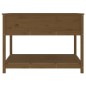 vidaXL Fioriera con Mensola Miele 111,5x111,5x81cm Legno Massello Pino vidaXL Fioriera con Mensola Miele 111,5x111,5x81cm Legno Massello Pino