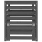 vidaXL Compostiera Grigia 63,5x63,5x77,5 cm in Legno Massello di Pino vidaXL Compostiera Grigia 63,5x63,5x77,5 cm in Legno Massello di Pino