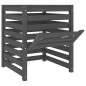 vidaXL Compostiera Grigia 63,5x63,5x77,5 cm in Legno Massello di Pino vidaXL Compostiera Grigia 63,5x63,5x77,5 cm in Legno Massello di Pino