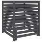 vidaXL Compostiera Grigia 82,5x82,5x99,5 cm in Legno Massello di Pino vidaXL Compostiera Grigia 82,5x82,5x99,5 cm in Legno Massello di Pino