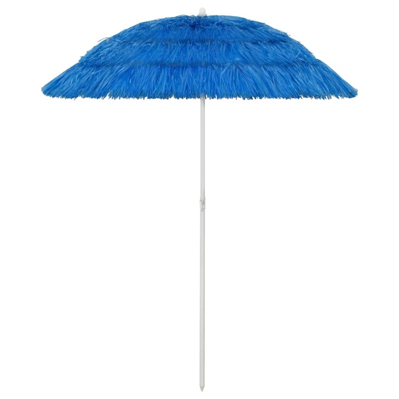 vidaXL Ombrellone da Spiaggia Hawaii Blu 180 cm vidaXL Ombrellone da Spiaggia Hawaii Blu 180 cm