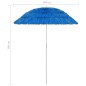 vidaXL Ombrellone da Spiaggia Hawaii Blu 180 cm vidaXL Ombrellone da Spiaggia Hawaii Blu 180 cm