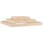 vidaXL Fioriera 110x110x27 cm in Legno Massello di Pino