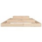 vidaXL Fioriera 110x110x27 cm in Legno Massello di Pino