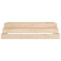 vidaXL Fioriera 110x110x27 cm in Legno Massello di Pino