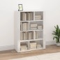 Credenza Bianco Lucido 80x30x106 cm in Legno Multistrato Credenza Bianco Lucido 80x30x106 cm in Legno Multistrato