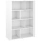 Credenza Bianco Lucido 80x30x106 cm in Legno Multistrato Credenza Bianco Lucido 80x30x106 cm in Legno Multistrato