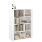 Credenza Bianco Lucido 80x30x106 cm in Legno Multistrato Credenza Bianco Lucido 80x30x106 cm in Legno Multistrato