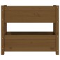 vidaXL Fioriera Miele 77x25x66 cm in Legno Massello di Pino