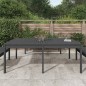 vidaXL Tavolo da Giardino Grigio 203,5x100x76cm Legno Massello di Pino