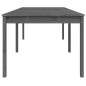 vidaXL Tavolo da Giardino Grigio 203,5x100x76cm Legno Massello di Pino