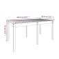 vidaXL Tavolo da Giardino 159,5x82,5x76cm in Legno Massello di Douglas vidaXL Tavolo da Giardino 159,5x82,5x76cm in Legno Massello di Douglas
