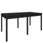 vidaXL Tavolo da Giardino Nero 159,5x82,5x76 cm Legno Massello di Pino vidaXL Tavolo da Giardino Nero 159,5x82,5x76 cm Legno Massello di Pino