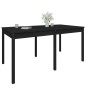 vidaXL Tavolo da Giardino Nero 159,5x82,5x76 cm Legno Massello di Pino vidaXL Tavolo da Giardino Nero 159,5x82,5x76 cm Legno Massello di Pino