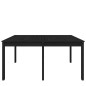 vidaXL Tavolo da Giardino Nero 159,5x82,5x76 cm Legno Massello di Pino vidaXL Tavolo da Giardino Nero 159,5x82,5x76 cm Legno Massello di Pino