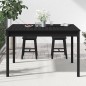 vidaXL Tavolo da Giardino Nero 121x82,5x76 cm Legno Massello di Pino vidaXL Tavolo da Giardino Nero 121x82,5x76 cm Legno Massello di Pino