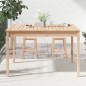vidaXL Tavolo da Giardino 121x82,5x76 cm in Legno Massello di Pino vidaXL Tavolo da Giardino 121x82,5x76 cm in Legno Massello di Pino