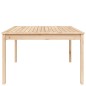 vidaXL Tavolo da Giardino 121x82,5x76 cm in Legno Massello di Pino vidaXL Tavolo da Giardino 121x82,5x76 cm in Legno Massello di Pino