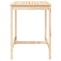 vidaXL Tavolo da Giardino 82,5x82,5x110 cm in Legno Massello di Pino