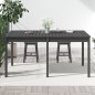 vidaXL Tavolo da Giardino Grigio 159,5x82,5x76 cm Legno Massello Pino vidaXL Tavolo da Giardino Grigio 159,5x82,5x76 cm Legno Massello Pino