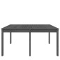 vidaXL Tavolo da Giardino Grigio 159,5x82,5x76 cm Legno Massello Pino vidaXL Tavolo da Giardino Grigio 159,5x82,5x76 cm Legno Massello Pino