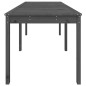 vidaXL Tavolo da Giardino Grigio 159,5x82,5x76 cm Legno Massello Pino vidaXL Tavolo da Giardino Grigio 159,5x82,5x76 cm Legno Massello Pino