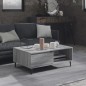 Tavolino da Salotto Grigio Sonoma 90x60x35 cm in Truciolato Tavolino da Salotto Grigio Sonoma 90x60x35 cm in Truciolato
