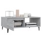 Tavolino da Salotto Grigio Sonoma 90x60x35 cm in Truciolato Tavolino da Salotto Grigio Sonoma 90x60x35 cm in Truciolato