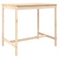 vidaXL Tavolo da Giardino 121x82,5x110 cm in Legno Massello di Pino vidaXL Tavolo da Giardino 121x82,5x110 cm in Legno Massello di Pino