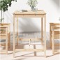 vidaXL Tavolo da Giardino 121x82,5x110 cm in Legno Massello di Pino vidaXL Tavolo da Giardino 121x82,5x110 cm in Legno Massello di Pino