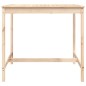 vidaXL Tavolo da Giardino 121x82,5x110 cm in Legno Massello di Pino vidaXL Tavolo da Giardino 121x82,5x110 cm in Legno Massello di Pino