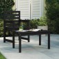 vidaXL Tavolo da Giardino Nero 82,5x50,5x45 cm Legno Massello Pino vidaXL Tavolo da Giardino Nero 82,5x50,5x45 cm Legno Massello Pino