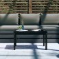 vidaXL Tavolo da Giardino Nero 82,5x50,5x45 cm Legno Massello Pino vidaXL Tavolo da Giardino Nero 82,5x50,5x45 cm Legno Massello Pino