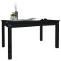 vidaXL Tavolo da Giardino Nero 82,5x50,5x45 cm Legno Massello Pino vidaXL Tavolo da Giardino Nero 82,5x50,5x45 cm Legno Massello Pino