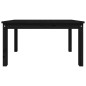 vidaXL Tavolo da Giardino Nero 82,5x50,5x45 cm Legno Massello Pino vidaXL Tavolo da Giardino Nero 82,5x50,5x45 cm Legno Massello Pino