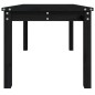 vidaXL Tavolo da Giardino Nero 82,5x50,5x45 cm Legno Massello Pino vidaXL Tavolo da Giardino Nero 82,5x50,5x45 cm Legno Massello Pino